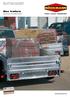 Safe, convenient and value maintaining: Böckmann Trailers for professionals. Box trailers. Aluminium and steel body
