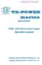 TD-POWER marine. TDME -3M78 Marine Diesel Engine Operation manual 2003/44/EC
