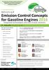 Emission Control Concepts for Gasoline Engines 2016