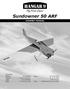 Sundowner 50 ARF Assembly manual
