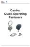 Alcoa Fastening Systems. Camloc Quick-Operating Fasteners