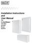 Installation Instructions and User Manual For. 100 Watt Inverter Power System