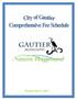 CITY OF GAUTIER COMPREHENSIVE FEE SCHEDULE TABLE OF CONTENTS