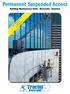 Permanent Suspended Access Building Maintenance Units - Monorails - Gantries