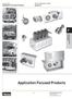 Application Focused Products. Truck Hydraulics Center Section F. Application Focused Products. Catalog 0650-E