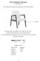 Marna Seating Collection Ordering Guide