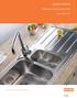 Franke is Swiss. Professional Series Stainless Steel. inset sinks Franke. For kitchens without compromise. KITCHEN SYSTEMS