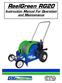 ReelGreen RG20 Instruction Manual For Operation and Maintenance
