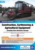Construction, Earthmoving & Agricultural Equipment