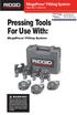 Pressing Tools For Use With:
