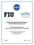 Flight Readiness Review Report NASA Student Launch Florida International University American Society of Mechanical Engineers (FIU-ASME)