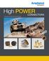 High POWER. For High Current and High Temperature Environments CONNECTORS