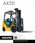 The Forklift With Proven Ability. CUSHION & PNEUMATIC TIRE FORKLIFTS 3,000 3,500 LBS. CAPACITY GAS AND LPG