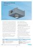 Casing Hot galvanised steel / Option: stainless steel EN (AISI316L) Reheat coil EN (AISI 304)