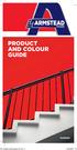 PRODUCT AND COLOUR GUIDE