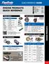 ENGINE PRODUCTS QUICK REFERENCE