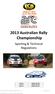 2013 Australian Rally Championship