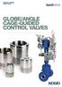 GLOBE/ANGLE CAGE-GUIDED CONTROL VALVES