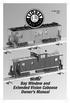 Lionel Bay Window and Extended Vision Caboose Owner s Manual