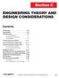 ENGINEERING THEORY AND DESIGN CONSIDERATIONS