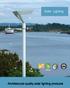 Architectural-quality solar lighting products