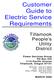 Customer Guide to Electric Service Requirements