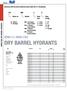 American AVK Dry Barrel Hydrant Class Code/ Ref. # / Breakdown