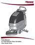 Parts Manual E17/E20 Electric Floor Scrubber Disc Brush Drive