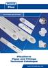 PP-R PIPES AND FITTINGS. Pilsatherm Pipes and Fittings Technical Catalogue. Wavin TR Plastik San. A.Ş.