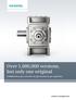 Over 1,000,000 versions, but only one original. FLENDER helical gear units offer the right solution for your application. siemens.