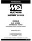 PARTS MANUAL MODELS B46 SERIES CENTRIFUGAL CLUTCH (HONDA/ROBIN-SUBARU GASOLINE ENGINES) Revision #1 (01/16/17)