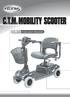 C.T.M.MOBILITY SCOOTER. HS-290 Instruction Booklet