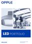 LED PORTFOLIO OPPLE.COM. Version March 2016 International Professional Lighting