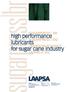 Knowledge, Experience and Technology: Best Solutions for Industrial Lubrication
