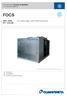 FOCS. Climaveneta Technical Bulletin. Air-cooled water chiller with helical fans kw