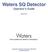 Waters SQ Detector Operator s Guide