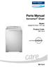 Parts Manual Aerosmart Dryer