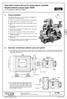 Operation instructions for axial piston variable displacement pumps type V30D acc. to pamphlet D 7960 and D 7960 Z