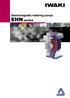 PDF-A Electromagnetic metering pumps. EHN series