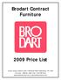 Brodart Contract Furniture 2009 Price List