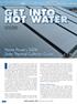 GET INTO HOT WATER. Home Power s 2008 Solar Thermal Collector Guide. by Chuck Marken, with Doug Puffer. Design & Performance. How to Use This Guide