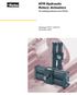 HTR Hydraulic Rotary Actuators For working pressures up to 210 bar
