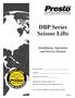 DBP Series Scissor Lifts