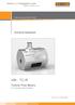 HM...TC-R. Turbine Flow Meters for Solvents and Di-Water.  Technical Datasheet