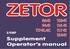ZETOR The supplement to the instruction manual for tractors with 4-cylinder engines, type Z C with engines TIER II and types Z 9641, Z 10641,