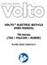 VOLTO ELECTRIC BICYCLE USER MANUAL. TD-Series (TUI / FALCON / ROBIN) PLEASE READ CAREFULLY