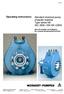 Operating instructions. Standard chemical pump of plastic material Type series NE ISO 2858 / DIN EN 22858