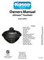 Owners Manual. xstream Fountain. Model 2400SF