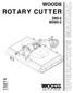 ROTARY CUTTER D80-2 MD80-2 OPERATOR'S MANUAL. (Rev. 8/28/2013) Tested. Proven. Unbeatable.