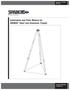 Installation and Parts Manual for SPANCO Steel and Aluminum Tripods